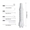 Size chart for high frequency facial wand and probe attachments